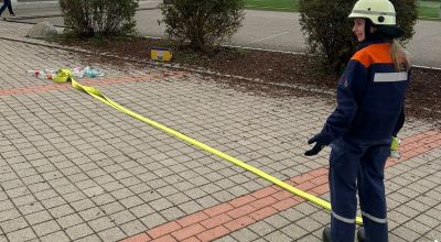 2026-10-24 Jugendfeuerwehr Panzing beim Wissenstest.